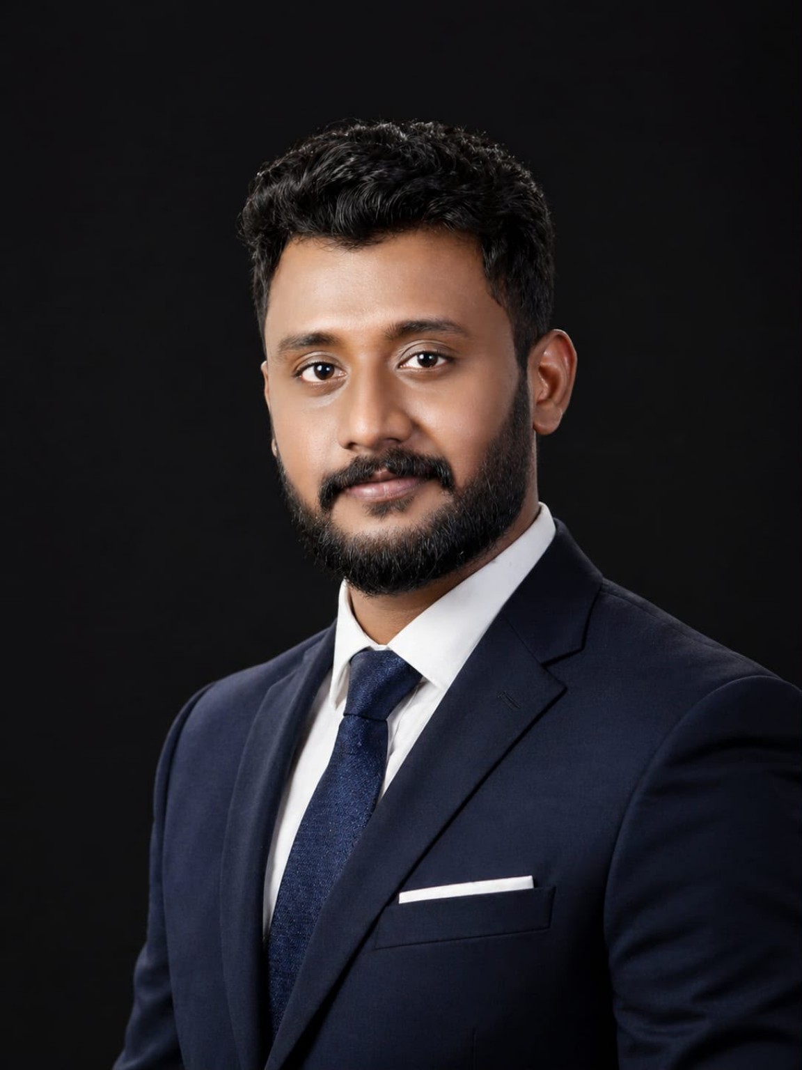 Formal portrait of Bollam Rishithej